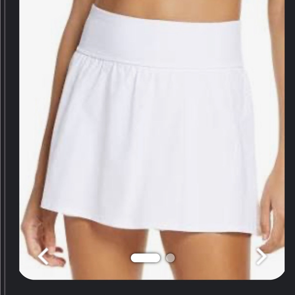 Spanx White Get Moving Skirt
